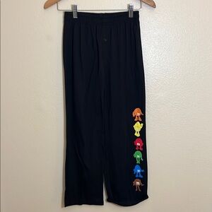 M&M’s Black Lounge Colorful M&M Characters Pants